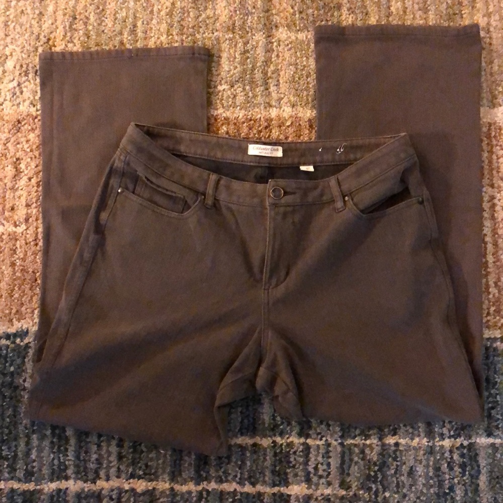 Ladies’ brown Coldwater Creek jeans
